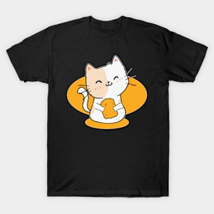 Chicken Nuggets Cat T-Shirt